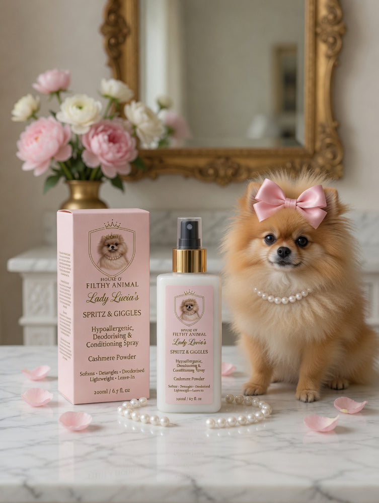 Luxury Prebiotic Leave -In Dog Coat Spray| Hypoallergenic |Odour control 200ml