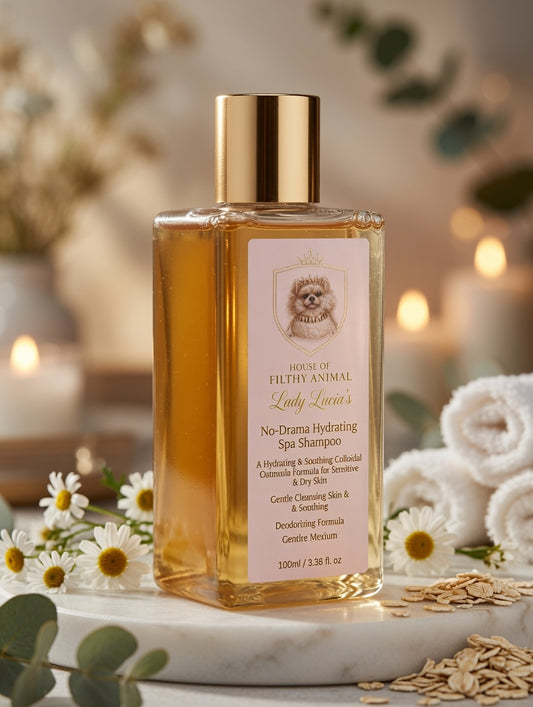 Luxury Prebiotic Dog Shampoo for sensitive skin and odour control 