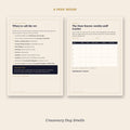 Preview pages: dog smell field guide with verdicts from normal to call the vet