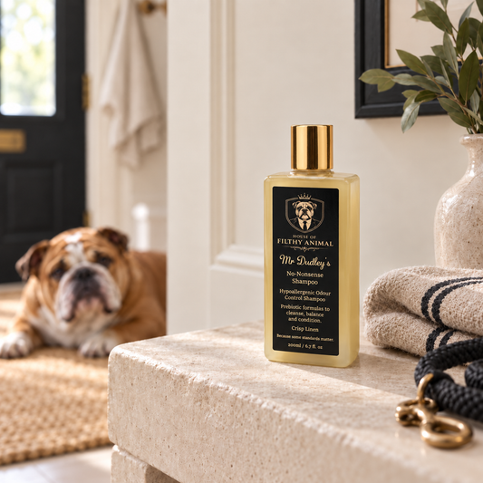 Mr Dudley's hypoallergenic prebiotic dog shampoo