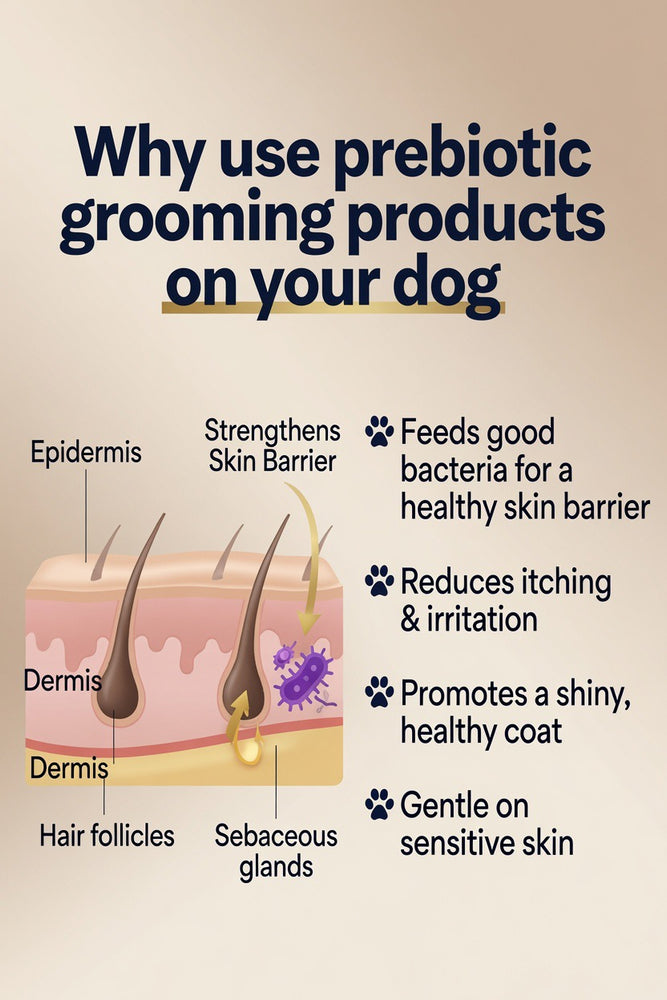 Prebiotic Grooming spray for Dogs | Hypoallergenic | Odour Control | 200ml